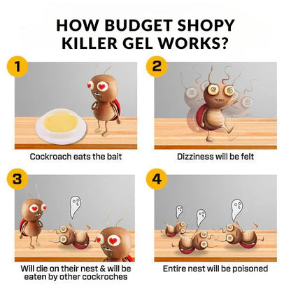 Roach Repellent Coackroach Killer Gel Pack of 12 (Buy 1 Get 1 Free)🔥🔥