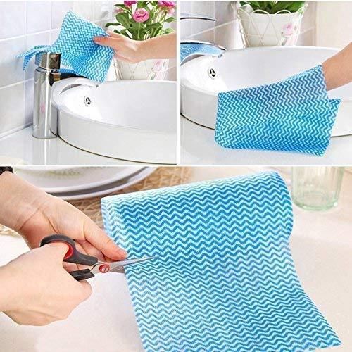 Microfiber Cleaning Cloth Roll (75 pieces)