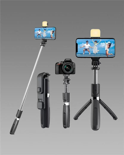 🔥Last Day 50% OFF🔥 MagicGrip Pro – Compact 3-in-1 Selfie Stick Tripod with Remote
