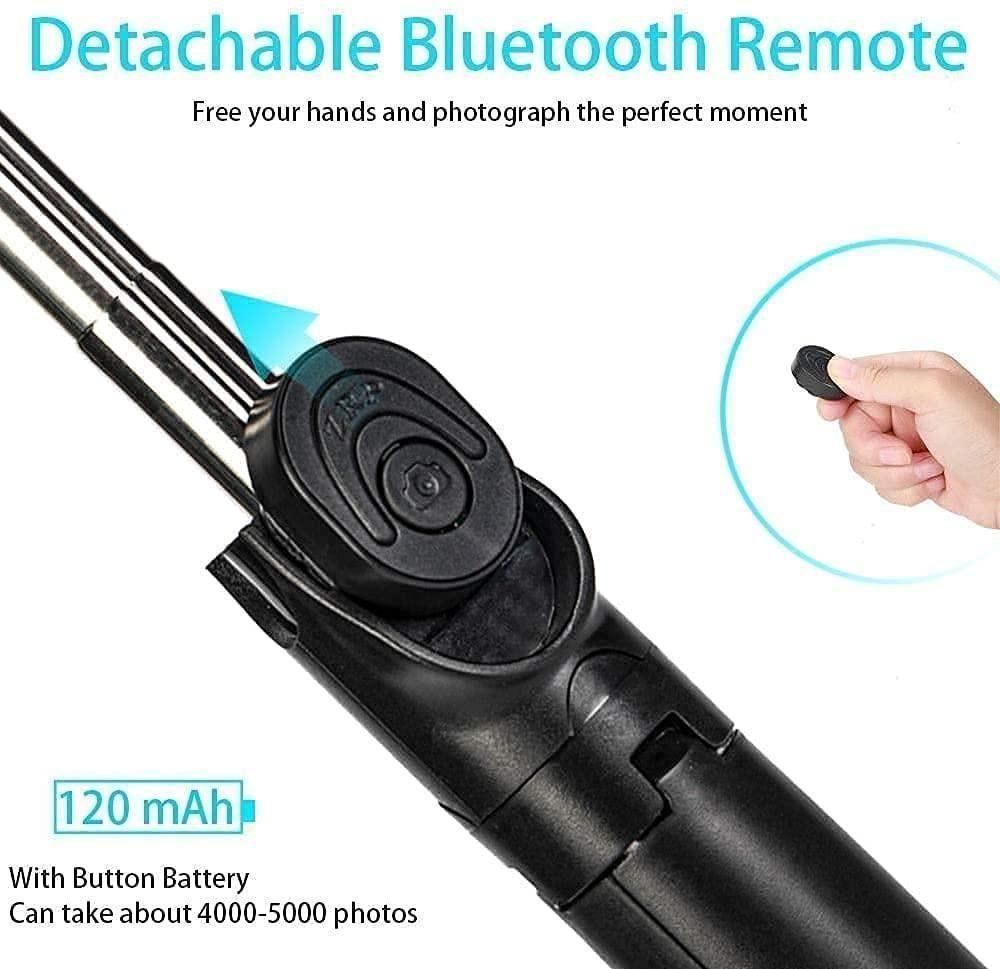 🔥Last Day 50% OFF🔥 MagicGrip Pro – Compact 3-in-1 Selfie Stick Tripod with Remote