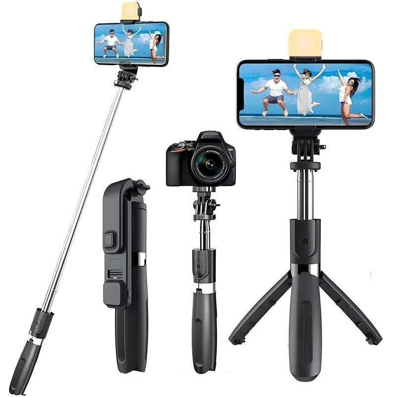 🔥Last Day 50% OFF🔥 MagicGrip Pro – Compact 3-in-1 Selfie Stick Tripod with Remote